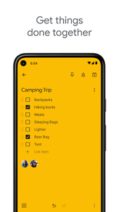 Google Keep - Notes and Lists - Image screenshot of android app