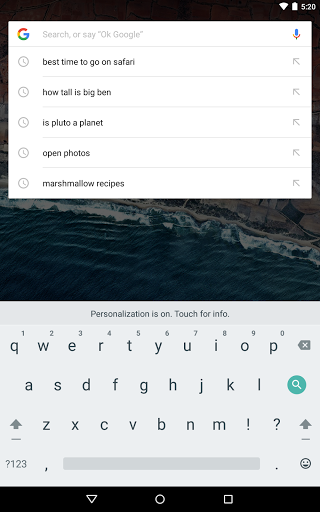 Google Now Launcher - عکس برنامه موبایلی اندروید