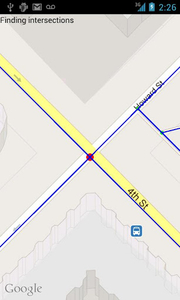 Intersection Explorer - Image screenshot of android app