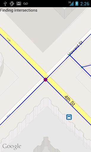 Intersection Explorer - Image screenshot of android app