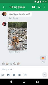 Hangouts - Image screenshot of android app