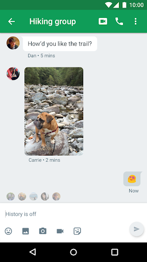 Hangouts - Image screenshot of android app