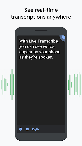 Live Transcribe - تبدیل گفتار به متن - عکس برنامه موبایلی اندروید