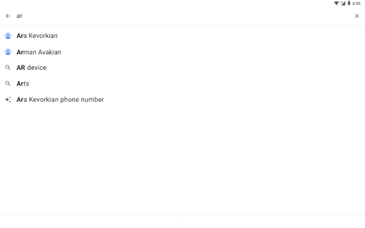 Google Cloud Search - عکس برنامه موبایلی اندروید
