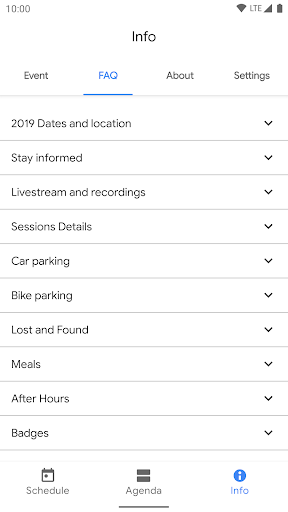 Android Dev Summit 2019 - Image screenshot of android app