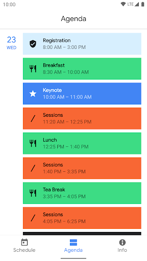 Android Dev Summit 2019 - Image screenshot of android app