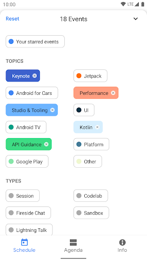 Android Dev Summit 2019 - Image screenshot of android app