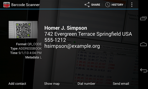 Barcode Scanner - Image screenshot of android app