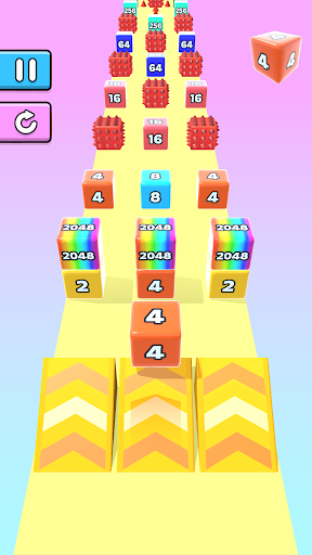 Jelly Run 2048 - Image screenshot of android app
