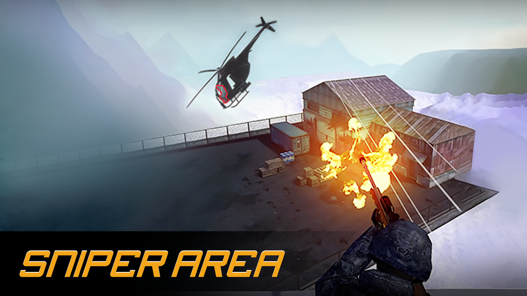 Sniper area: Monster hunt. FPS - Gameplay image of android game