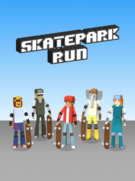 Skatepark Run - Gameplay image of android game