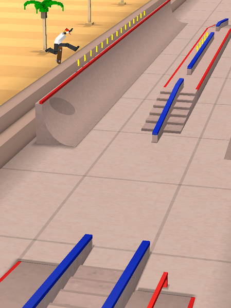 Skatepark Run - Gameplay image of android game