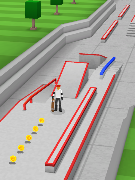 Skatepark Run - Gameplay image of android game