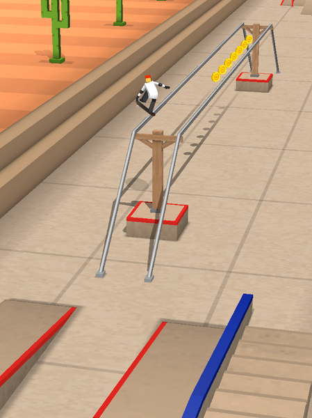 Skatepark Run - Gameplay image of android game