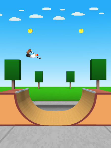 Skatepark Run - Gameplay image of android game