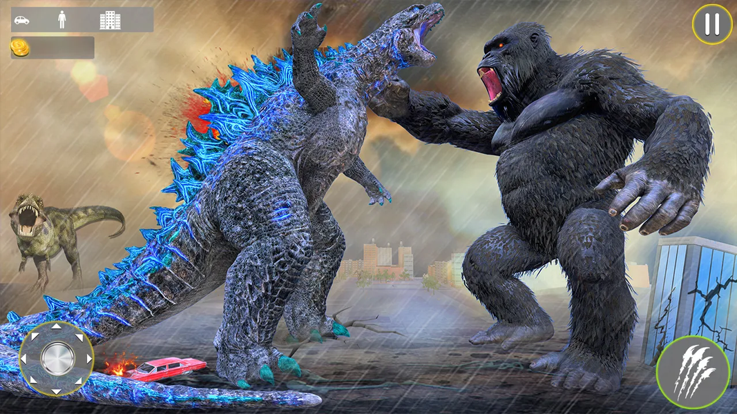 Gorilla king kong vs Godzilla - عکس بازی موبایلی اندروید