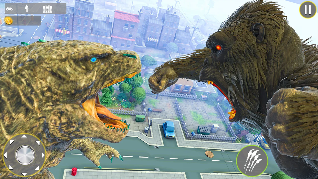 Gorilla king kong vs Godzilla - عکس بازی موبایلی اندروید
