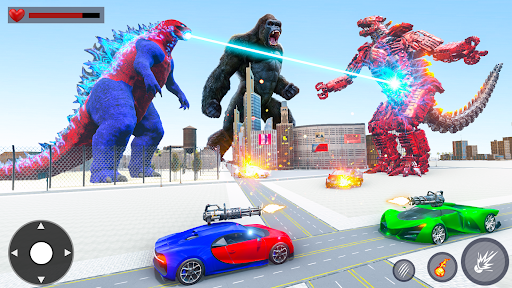 Gorilla Robot Car: Robot Games - Image screenshot of android app