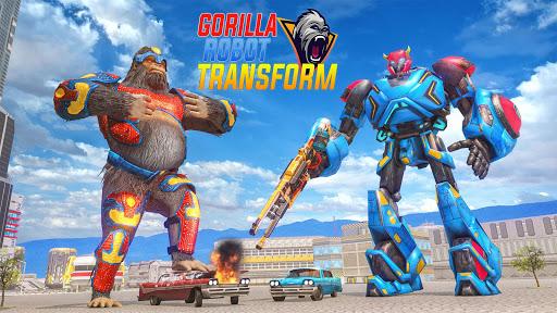 Gorilla Robot Transform: New Robot Wars Games - Image screenshot of android app