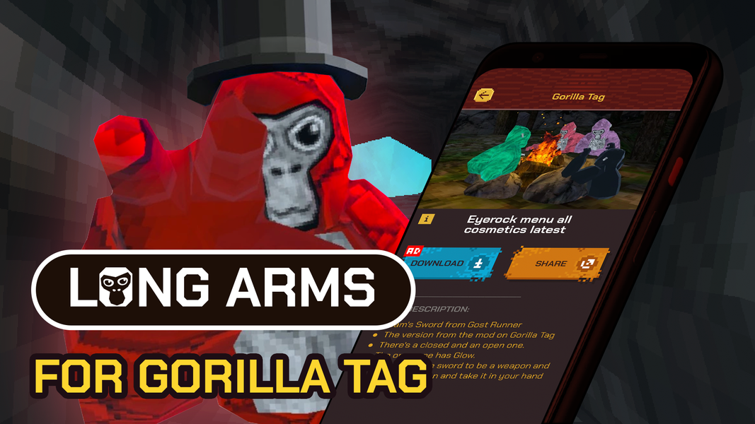 Mods for Gorilla Tag - عکس برنامه موبایلی اندروید