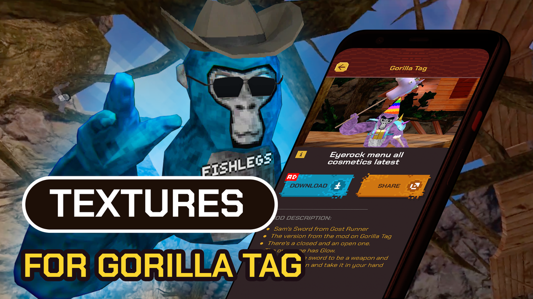 Mods for Gorilla Tag - عکس برنامه موبایلی اندروید