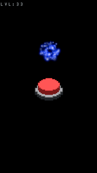 Red button clicker button idle - Gameplay image of android game