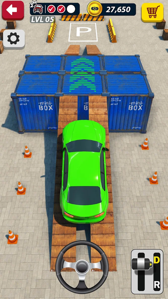Steer & Park Car Challenge - Gameplay image of android game