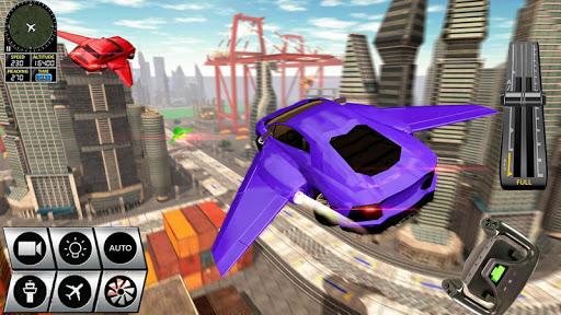 Futuristic Flying Car Racer - Gameplay image of android game