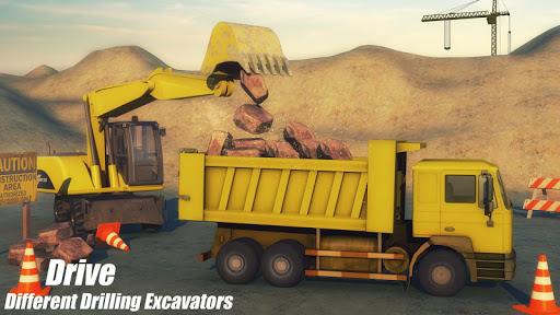 Heavy Bulldozer Crane Drill Stone - عکس برنامه موبایلی اندروید