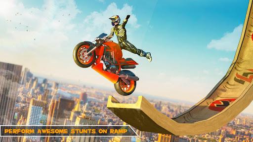 Vertical Mega Ramp Bike Stunt Racing - Image screenshot of android app