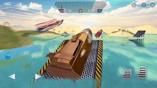 Jet Ski Water Surfer Racing Speed Boat - Gameplay image of android game