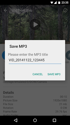 VidTrim - Video Editor - Image screenshot of android app