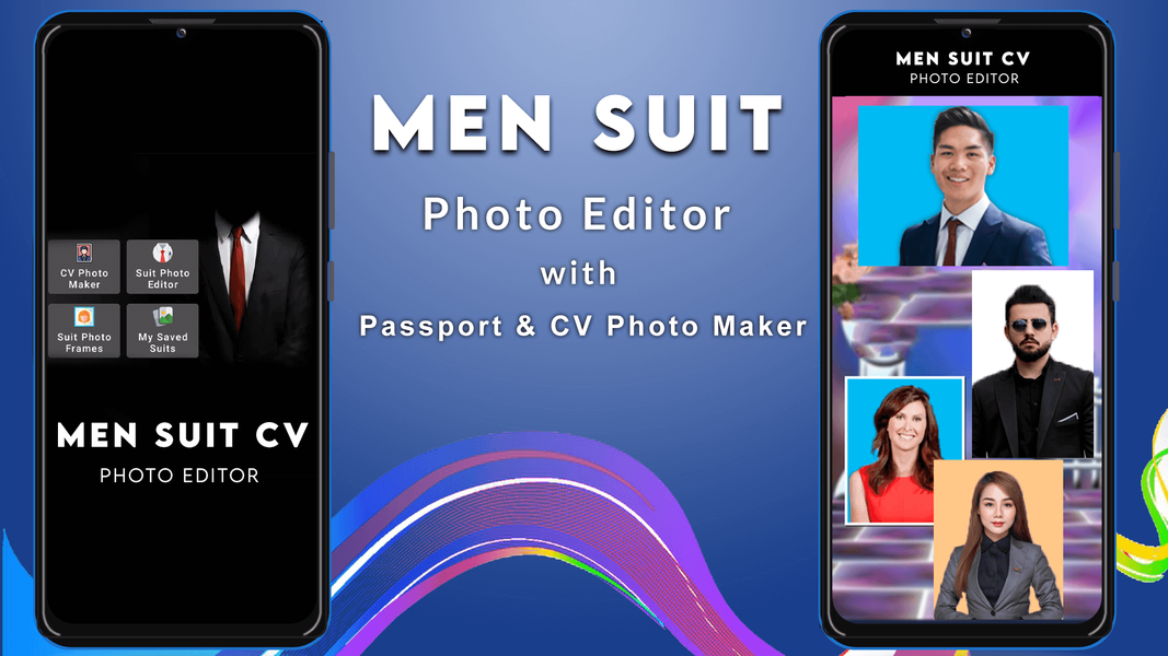 Men Suit CV Photo Editor - عکس برنامه موبایلی اندروید