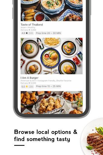 Shuttle: Food Delivery Korea - Image screenshot of android app
