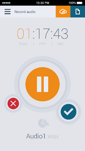 GoTranscript - Voice recorder - عکس برنامه موبایلی اندروید
