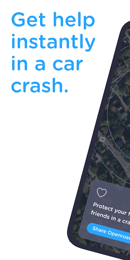 Openroad: Help in a Car Crash - Image screenshot of android app