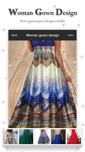 Woman Gown Design - Image screenshot of android app