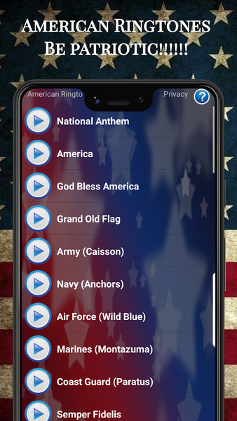 American Ringtones - عکس برنامه موبایلی اندروید