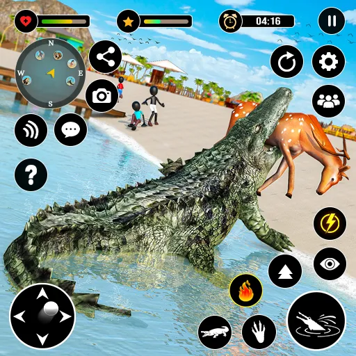 Crocodile Games - Animal Games - عکس برنامه موبایلی اندروید