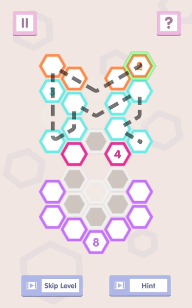 Number Path: Hexa Links - عکس بازی موبایلی اندروید