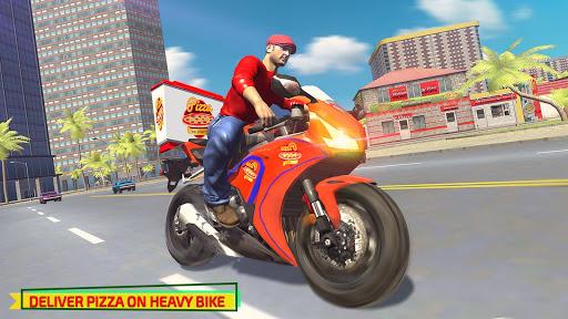 Hot Pizza Delivery Bike Boy - Image screenshot of android app