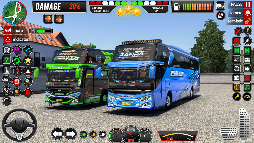Bus Driving Sim ۳D Bus Game - عکس بازی موبایلی اندروید