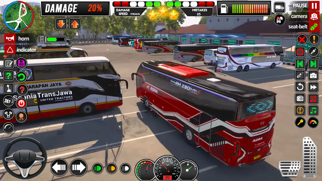 Bus Driving Sim ۳D Bus Game - عکس بازی موبایلی اندروید