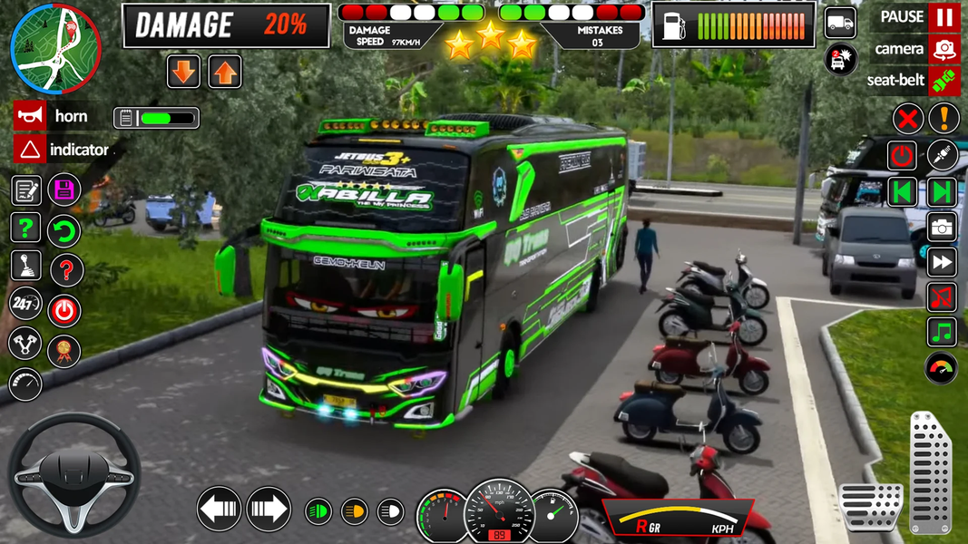 Bus Driving Sim ۳D Bus Game - عکس بازی موبایلی اندروید