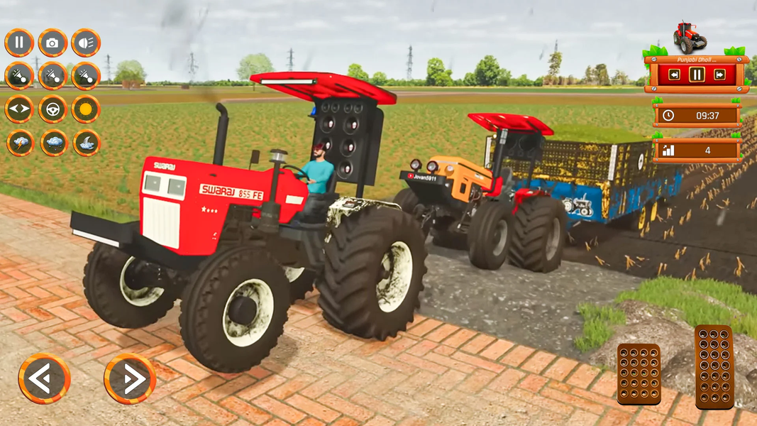 Farming Game: Indian Tractor - Gameplay image of android game