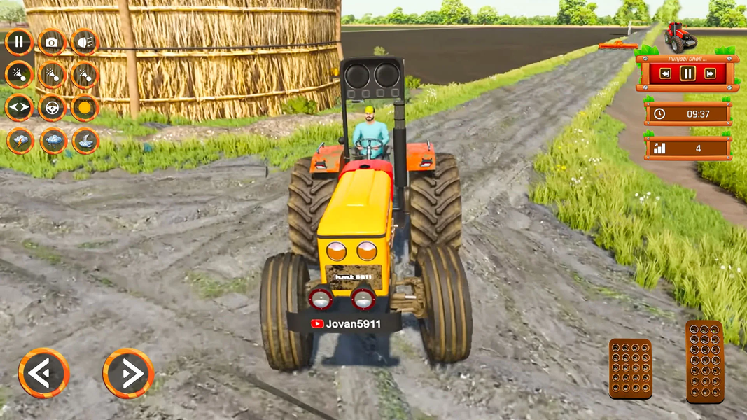 Farming Game: Indian Tractor - Gameplay image of android game
