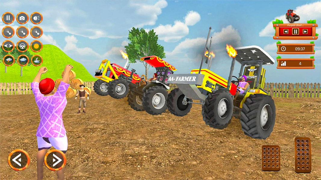 Farming Game: Indian Tractor - Gameplay image of android game
