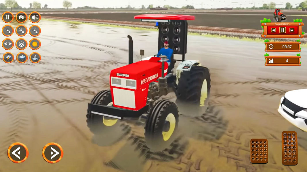 Farming Game: Indian Tractor - Gameplay image of android game