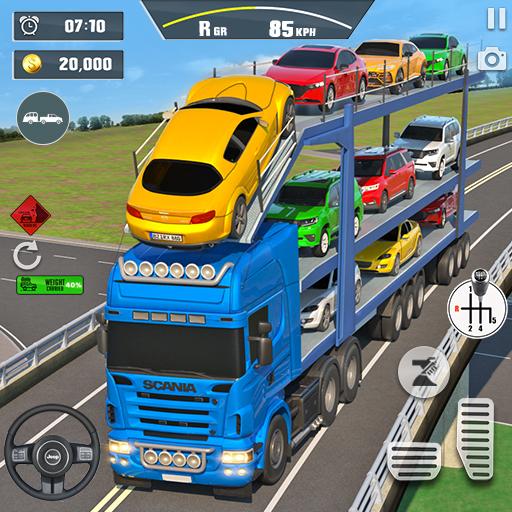 Car Transport - Truck Games 3D - Gameplay image of android game