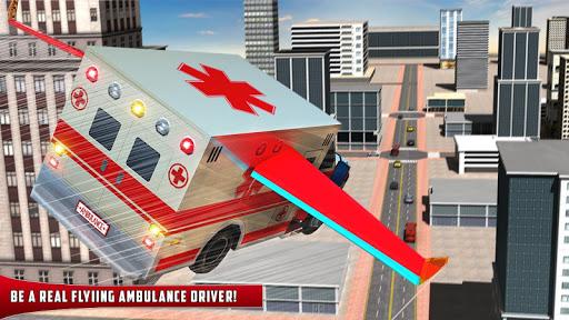 Flying Ambulance Rescue Emergency Drive - عکس بازی موبایلی اندروید